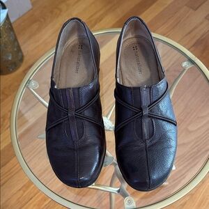 Naturalizer Natania 2 Dark Brown Leather Slip-on shoes, size 8.5, EUC